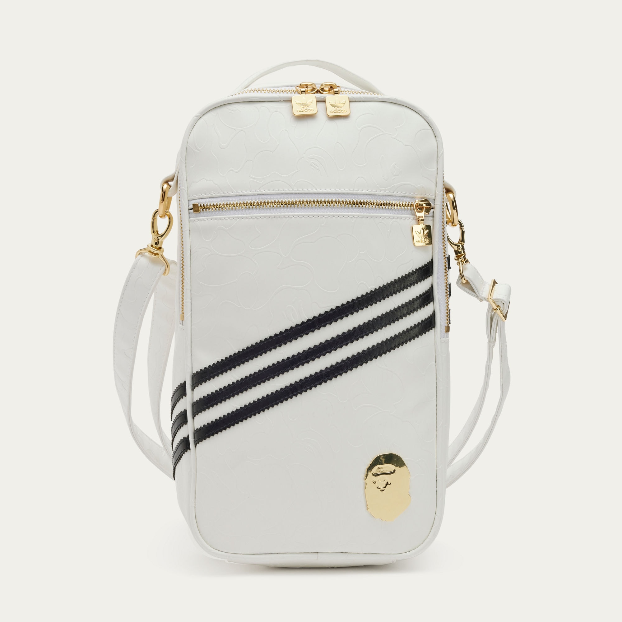 adidas x BAPE Logo Sling Bag White