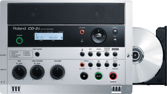 Roland CD-2i CD/SD Battery Powered Recorder