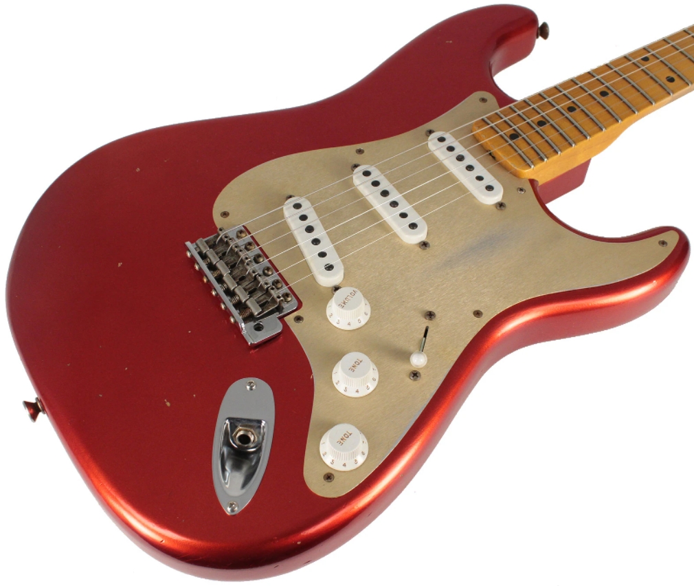 Fender Custom Shop Limited 55 Dual-Mag Strat Journeyman Relic, Aged Candy Apple Red