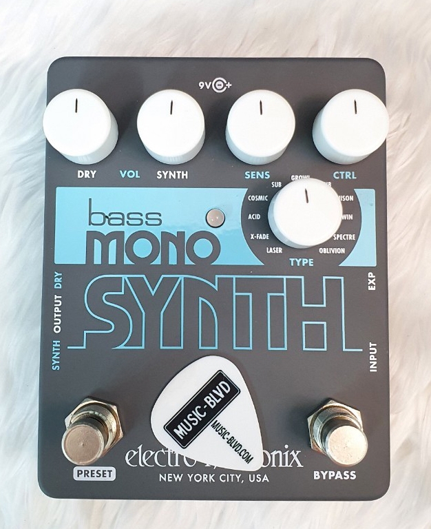 Electro-Harmonix Bass Mono Synth Bass Effects Pedal