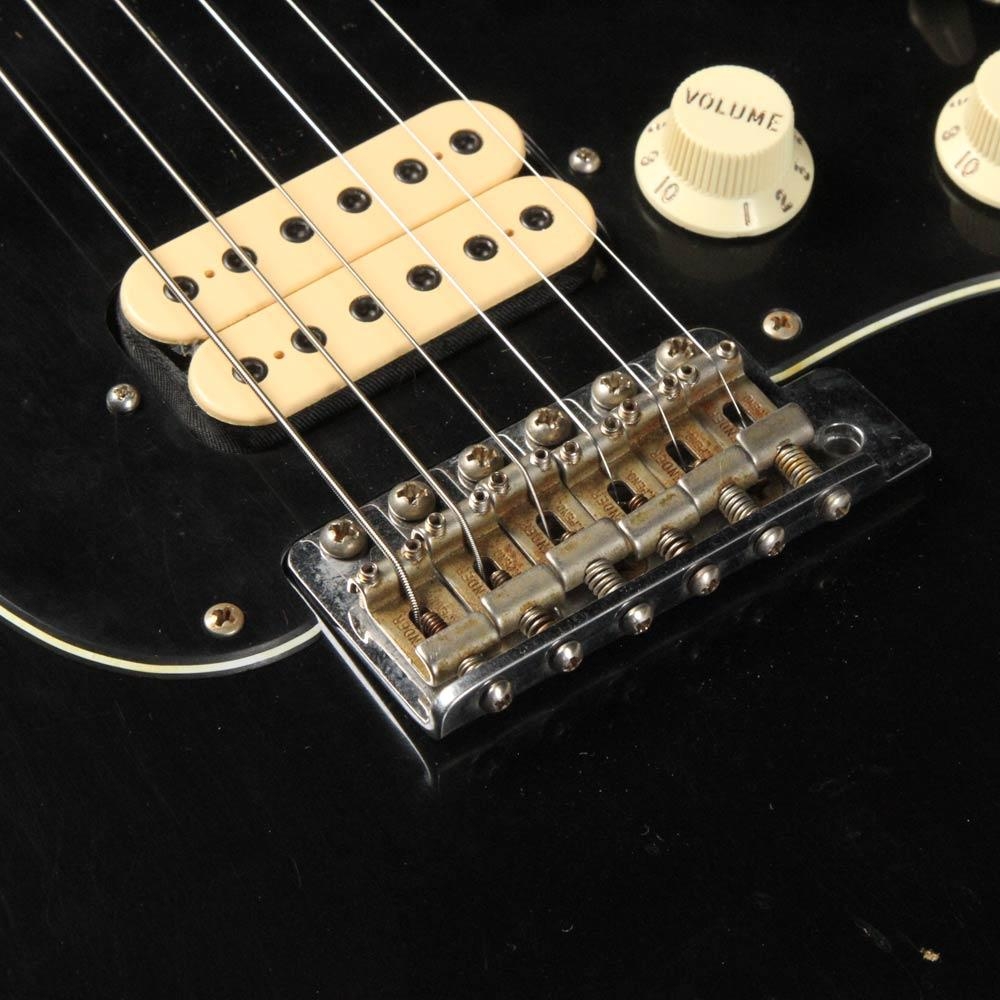 Fender Custom Shop Double Humbucker Stratocaster Relic Electric Guitar - Black