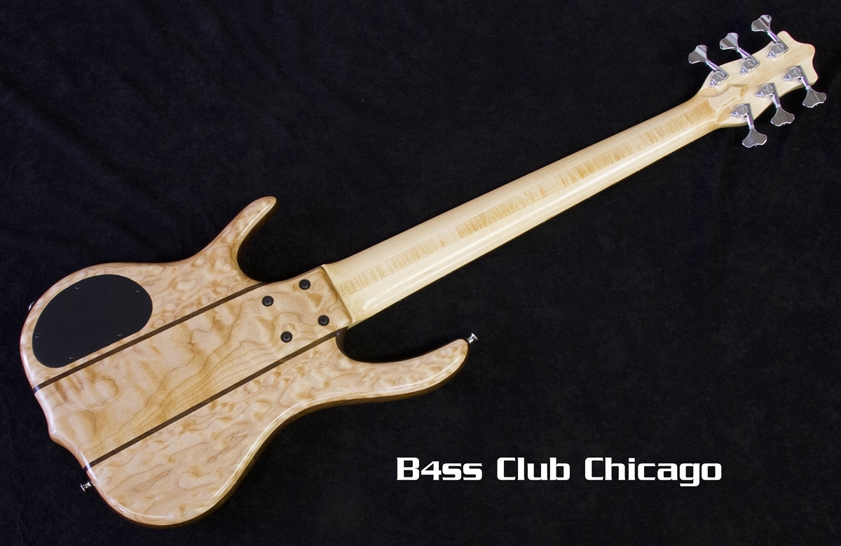 Ken Smith BSR6MW Quilted Maple Top Electric Bass