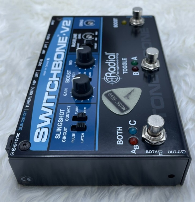 Radial Engineering Switchbone V2 ABY/C Amp Selector and Booster Pedal