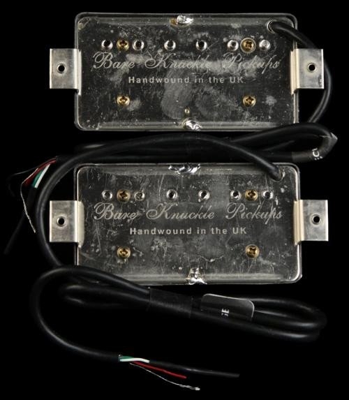 Bare Knuckle Painkiller Humbucker Pickup Set (Black Battleworn)