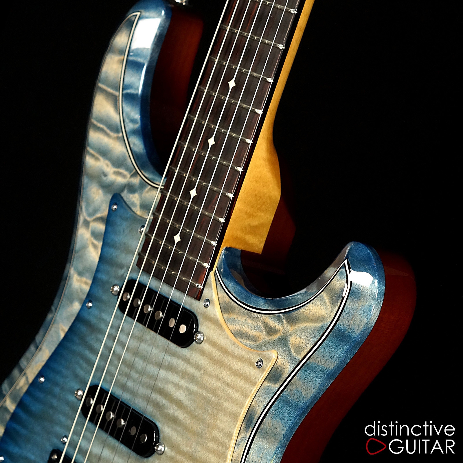 Knaggs Severn Tier 2 HSS Winter Solstice - Hand Built Strat w/ Private Stock Grade Top