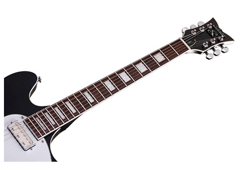 Schecter Guitar Research TSH-1B Semi-Hollow Body Electric Guitar