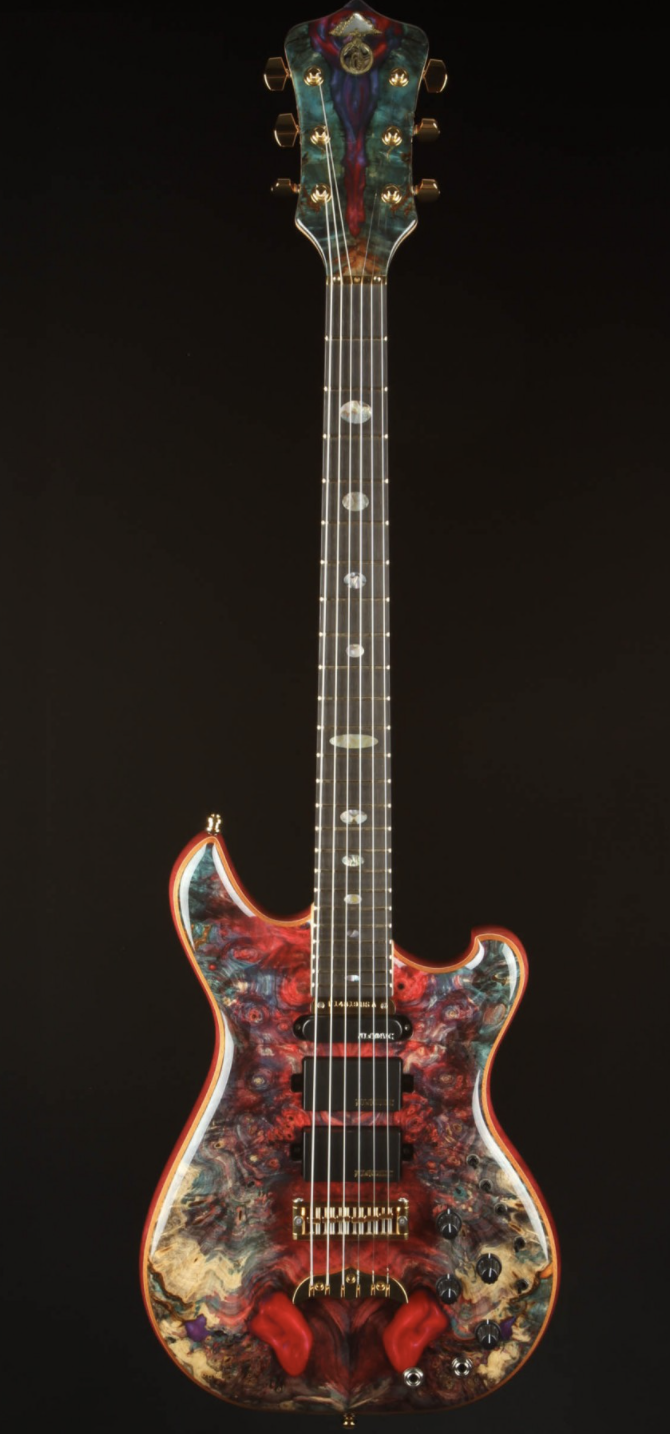 Alembic Further 6 Buckeye Burl - Resin Top
