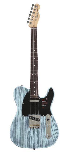 Fender American Performer Sandblasted Telecaster Sweetwater Exclusive - Daphne Blue