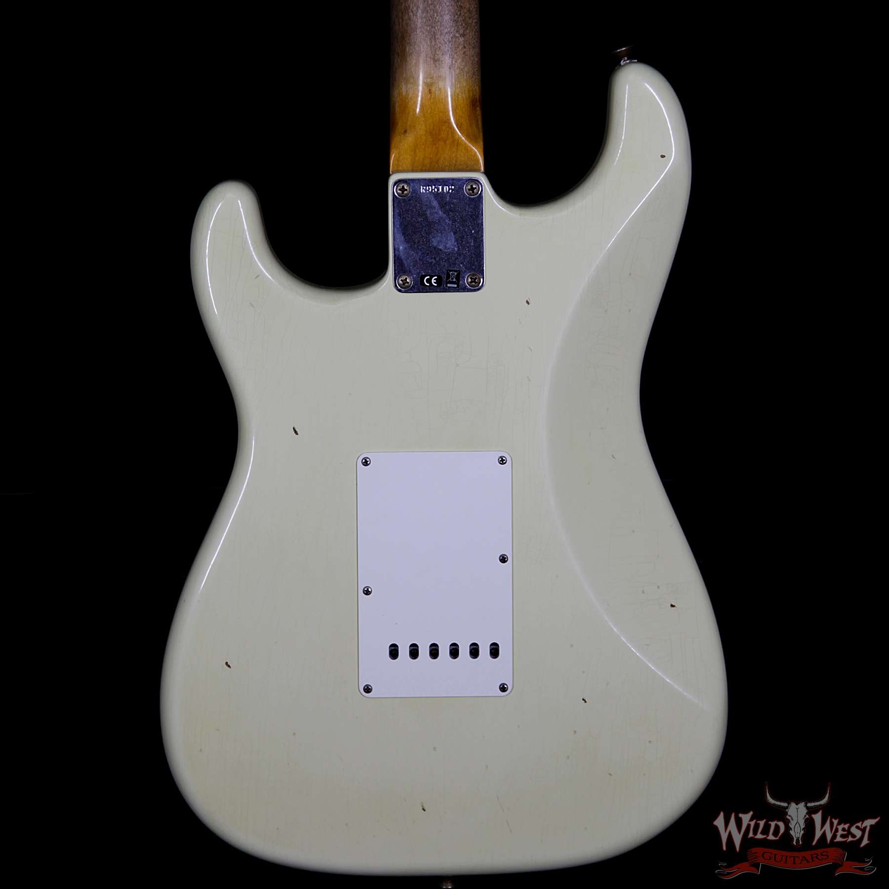 Fender Custom Shop 1963 Stratocaster Journeyman Relic with Dirty Neck Rosewood Board - Vintage White
