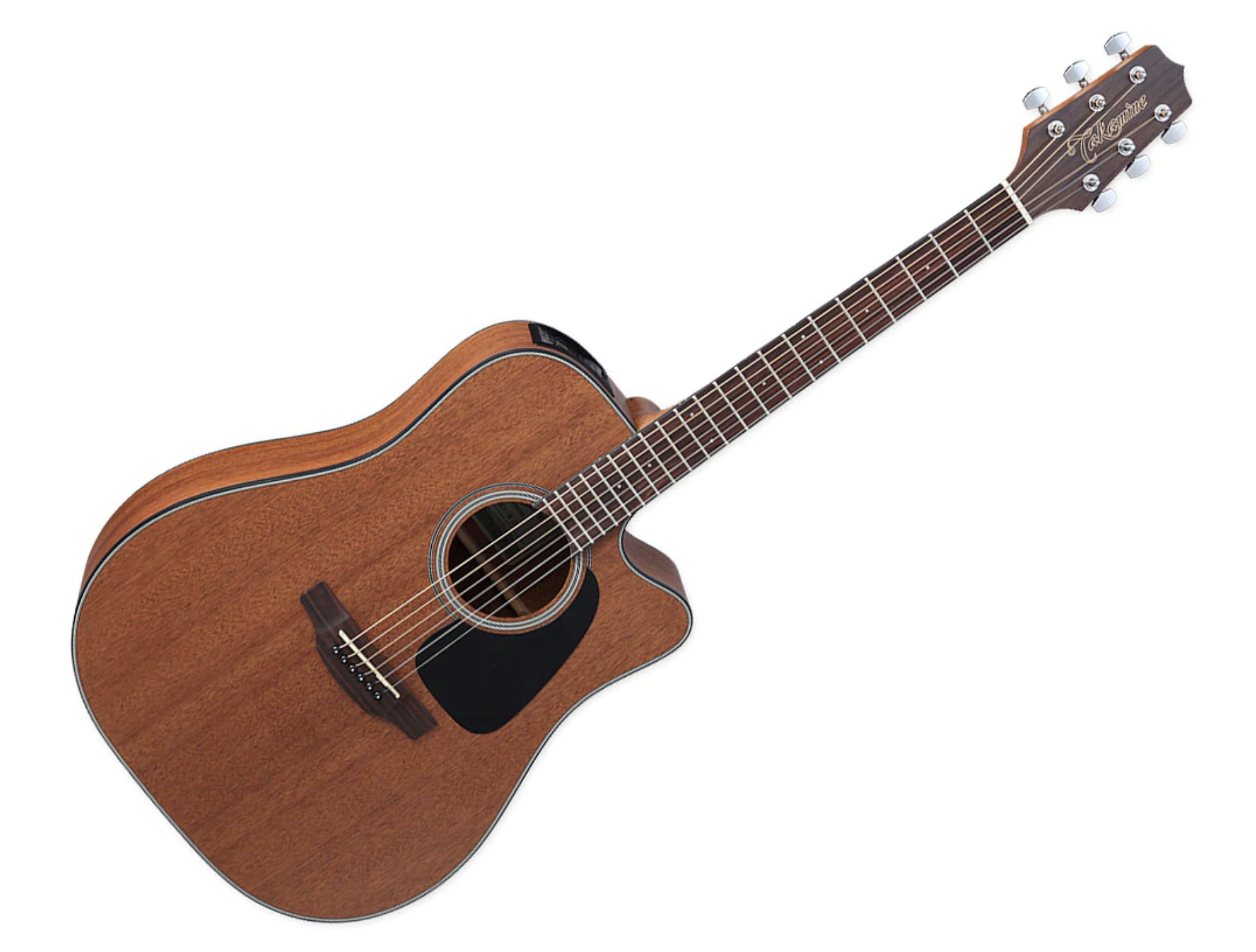 Takamine Guitars Dreadnought Acoustic guitar - Rosewood/Natural Satin Finish - GD11MCE
