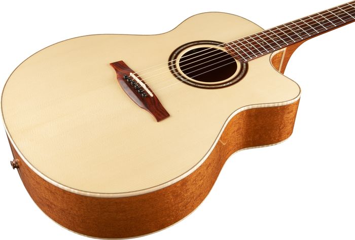 PRS Angelus Cutaway Acoustic Guitar with Figured Mahogany Back and Sides Natural