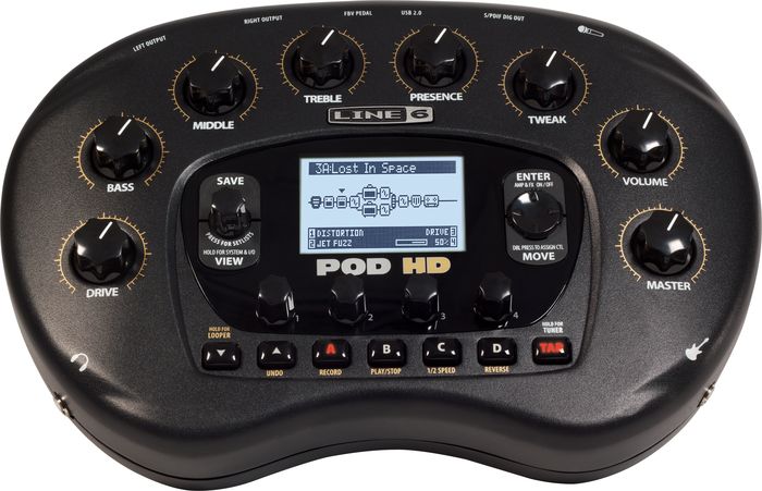 Line 6 POD HD Desktop Guitar Multi-Effects Processor