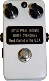 Lotus Pedals White Overdrive Pedal