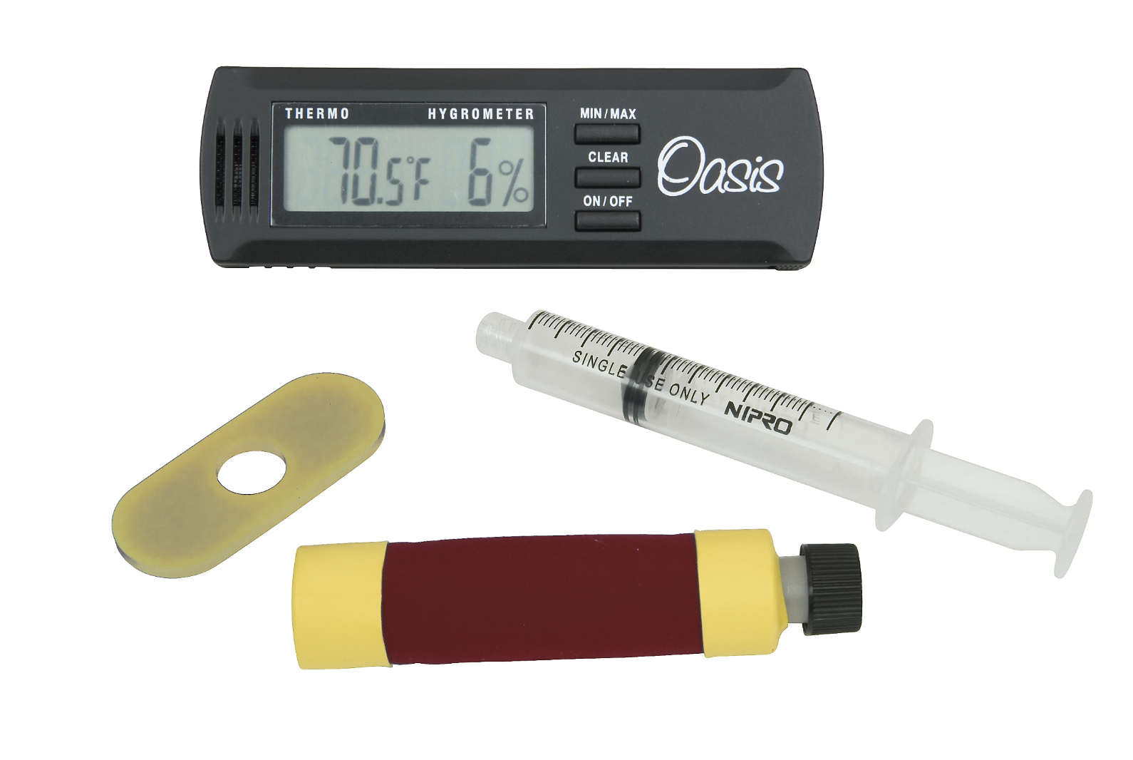 Oasis OH1 Guitar Humidifier With OH-2 Digital Hygrometer