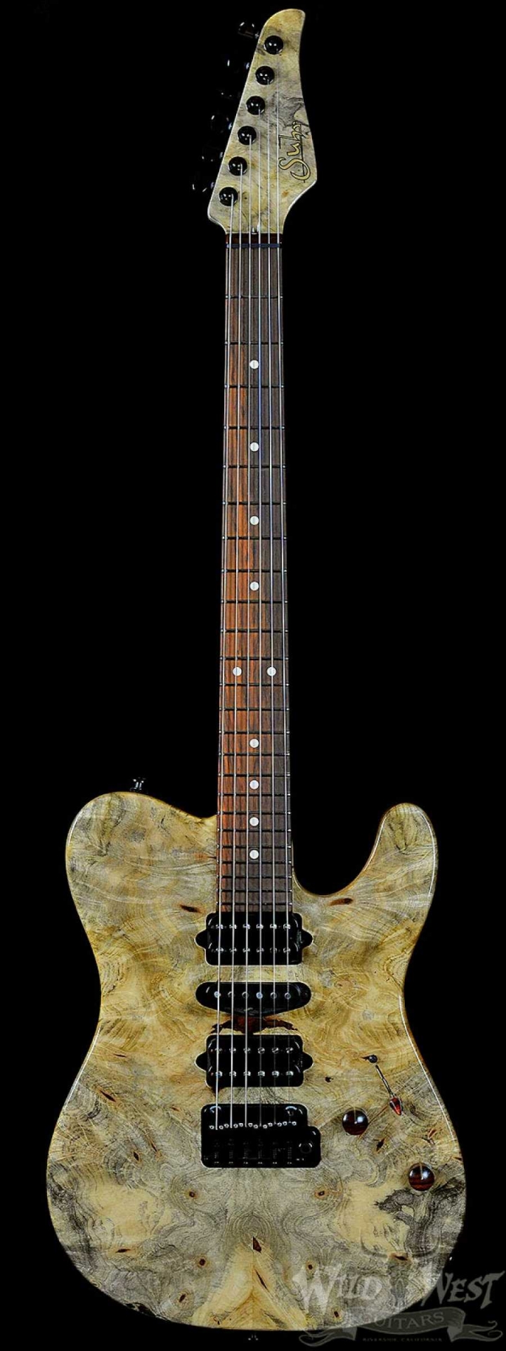 Suhr Classic T24 Buckeye Burl Natural w/Satin Black Limba Neck