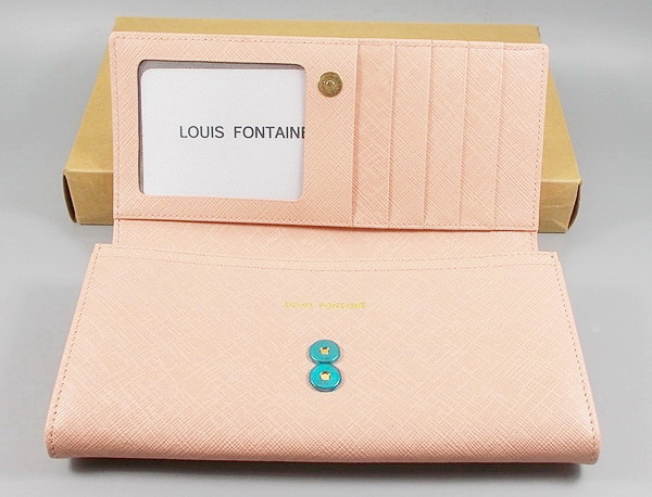 กระเป๋าสตางค์ LOUIS FONTAINE พีช ใหม่ แท้