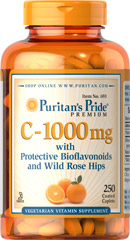250 เม็ด Vitamin C-1000 mg with Bioflavonoids & Rose Hips