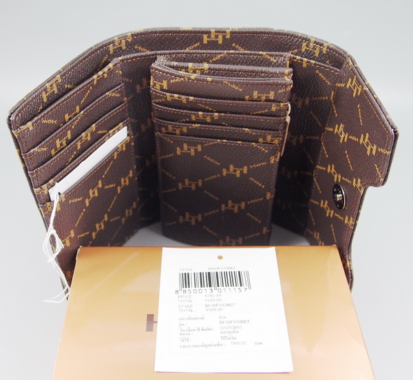 กระเป๋าสตางค์ HOW น้ำตาล ใหม่ แท้