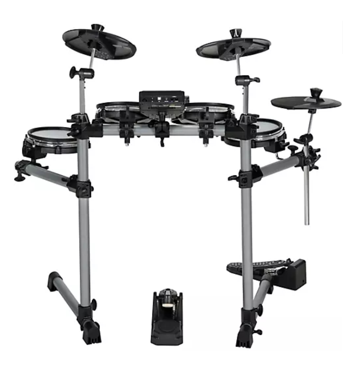 Simmons SD350 Electronic Drum Kit With Mesh Pads and DA2108 Drum Set Monitor