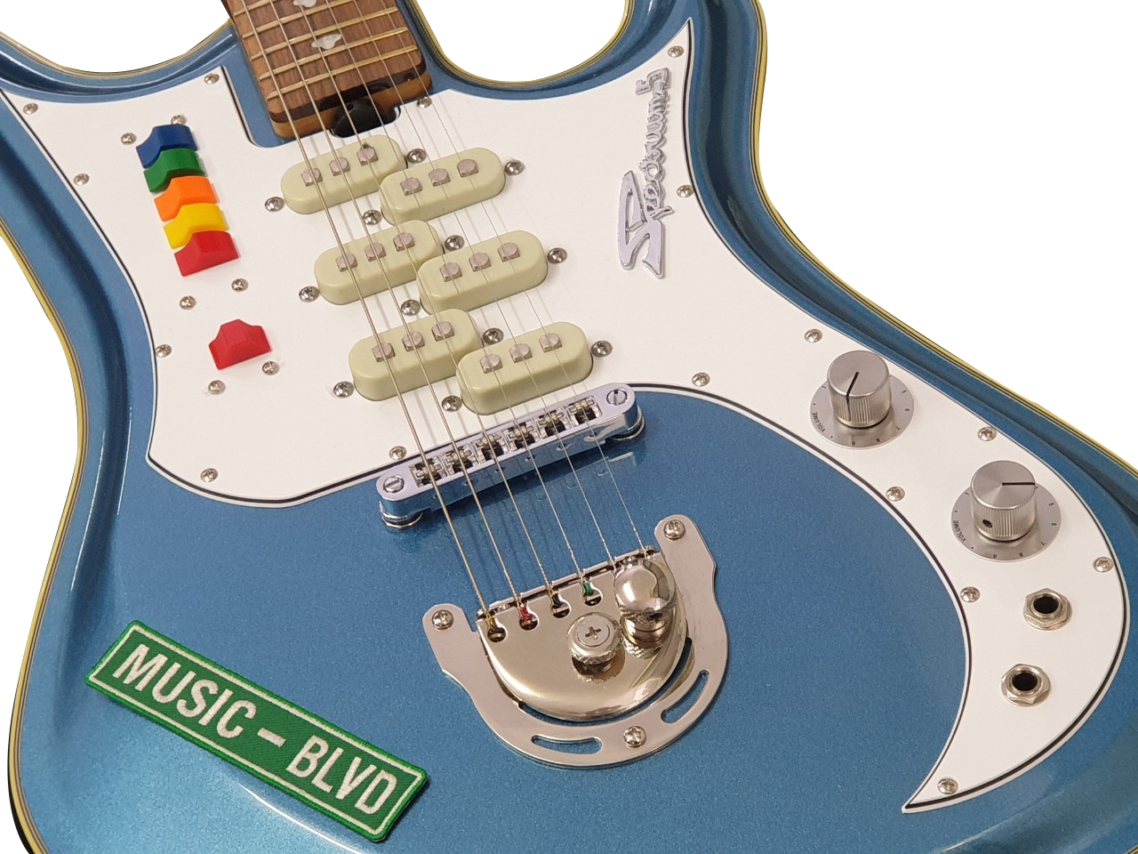 Eastwood Spectrum 5 Pro Electric Guitar Metallic Blue