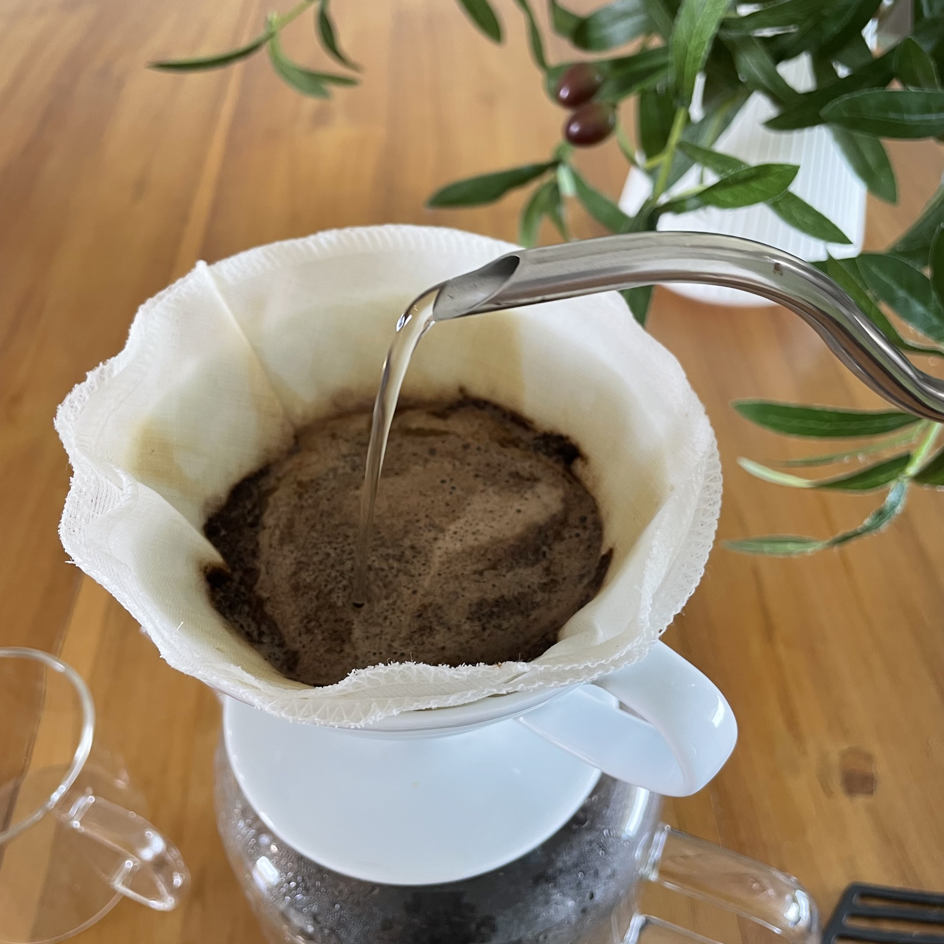 ที่กรองกาแฟดริป สำหรับ Hario V60 02 แบบผ้า 2 ชั้น, Tanors รุ่นโคนกรวยแหลม
