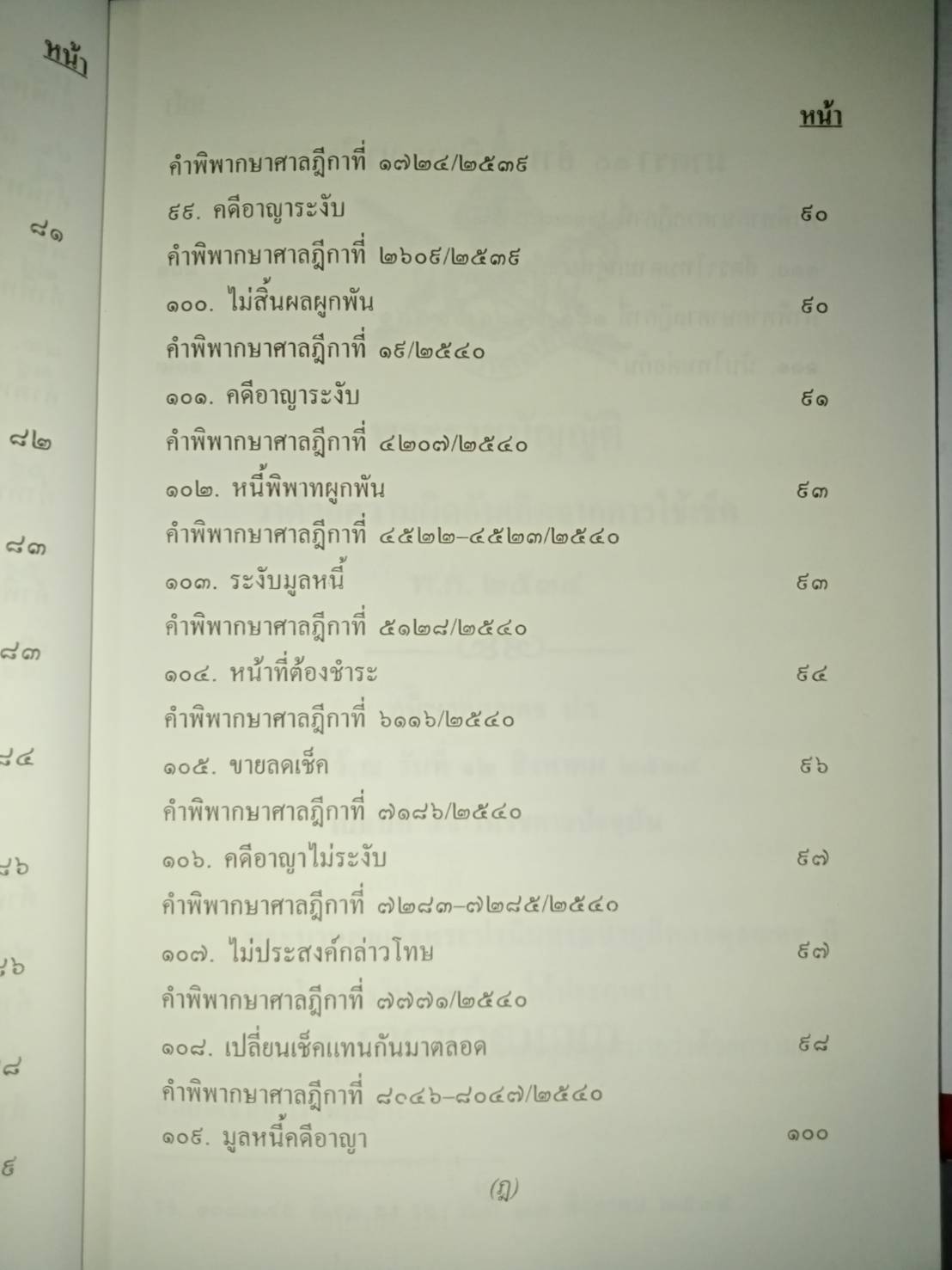 คำพิพากษาคดีเช็ค