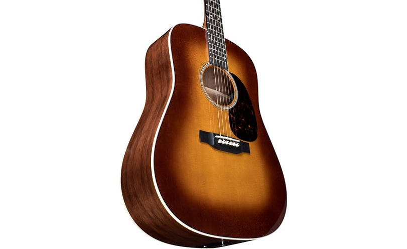Martin DE Black Walnut Ambertone Dreadnought Acoustic Electric Guitar - Natural