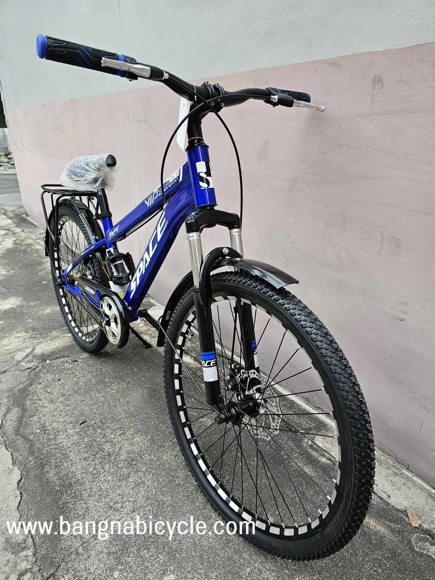 [SALE 25%] รถเสือภูเขา Spacebaby ล้อ 24 นิ้ว มีตะแกรงท้าย