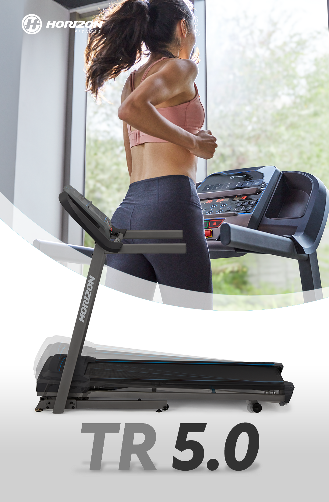 ลู่วิ่งไฟฟ้า Horizon Treadmill TR5.0 Zwift