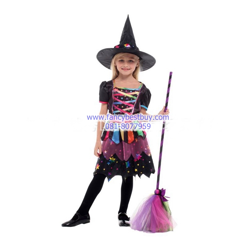 ชุดแฟนซีฮาโลวีน ชุดแม่มดน้อยสำหรับงานแฟนซี วันฮาโลวีน Little Witch ขนาด XL
