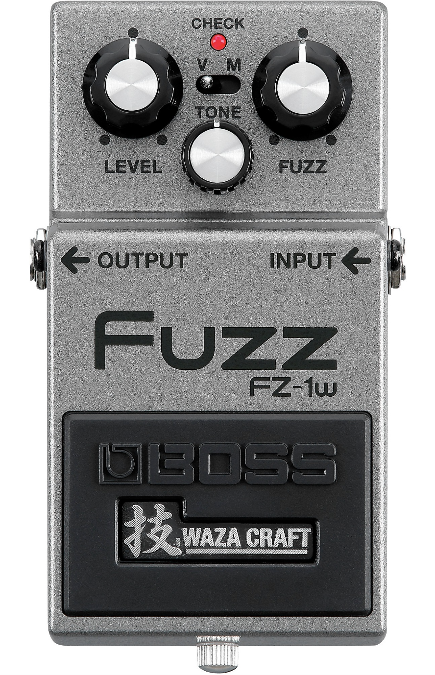 BOSS FZ-1W Fuzz Waza Craft Guitar Effects Pedal Silver