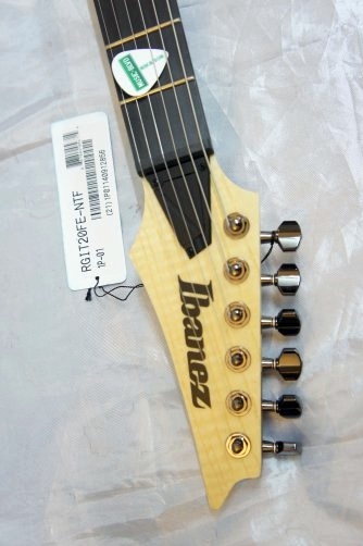 Ibanez Iron label RG Series RGIT20FE Electric Guitar Natural Flat