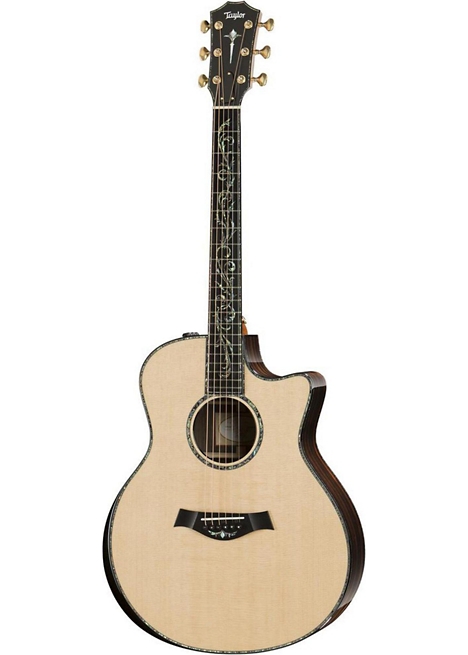 Taylor Presentation Series 2015 PS16ce Grand Symphony Macassar Ebony Acoustic-Electric Guitar