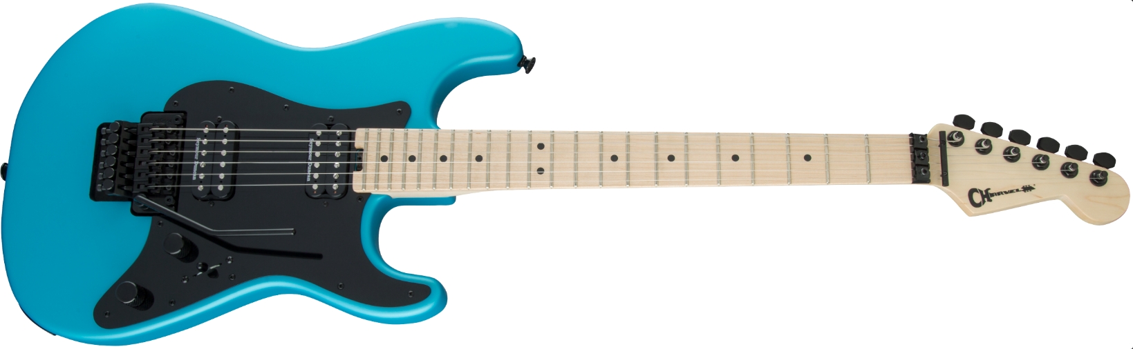 Charvel PRO-MOD SO-CAL STYLE 1 HH FR M (MATTE BLUE FROST,SATIN SILVER,SNOW WHITE)