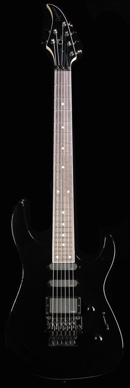 Caparison C2 Series DEG-E-SSH Electric Guitar Black