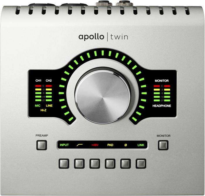 Universal Audio Apollo Twin Desktop Interface with Realtime UAD SOLO Processing