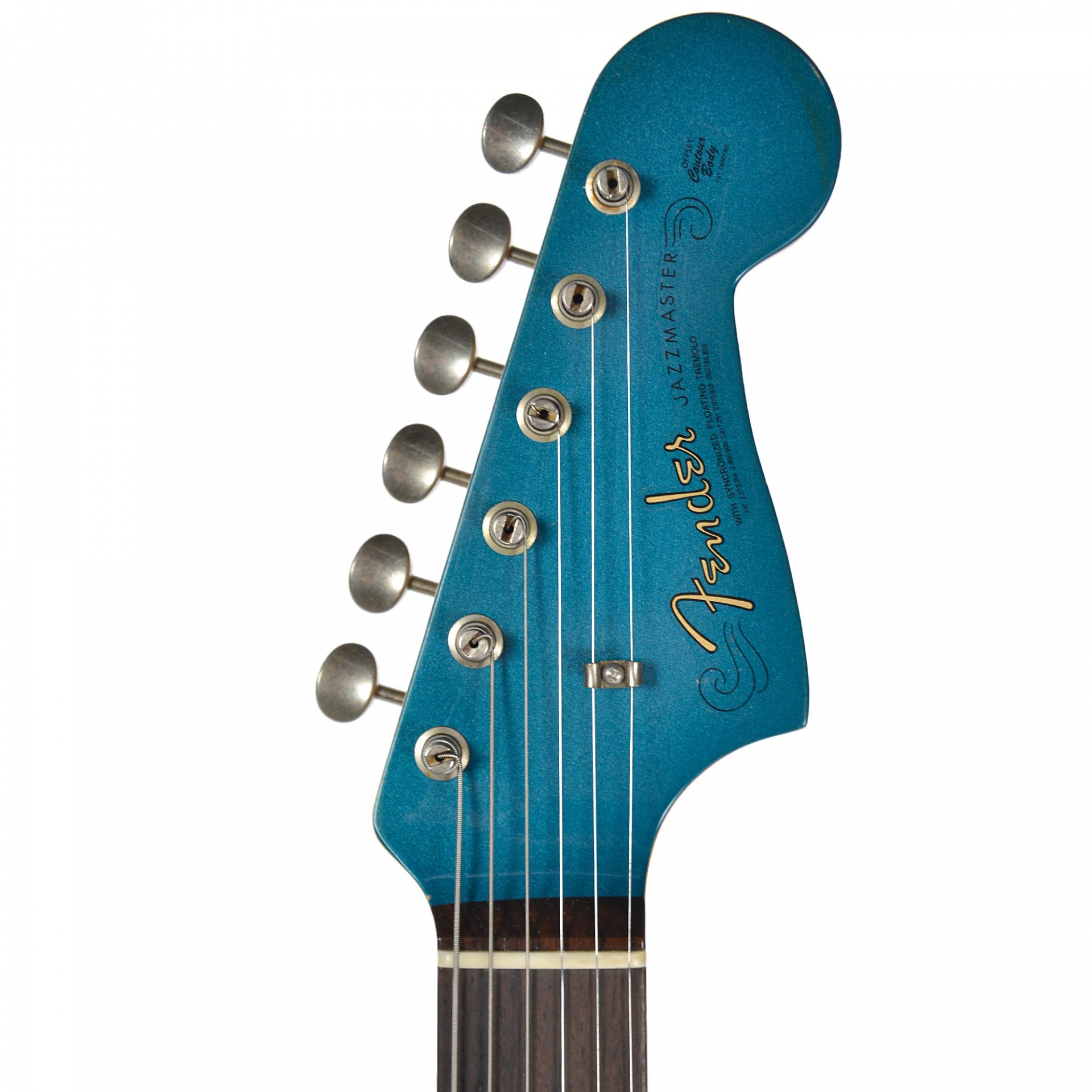 Fender Custom Shop 1962 Jazzmaster Journeyman Relic Aged Ocean Turquoise CME Spec w/Painted Headcap & Lollar Pickups