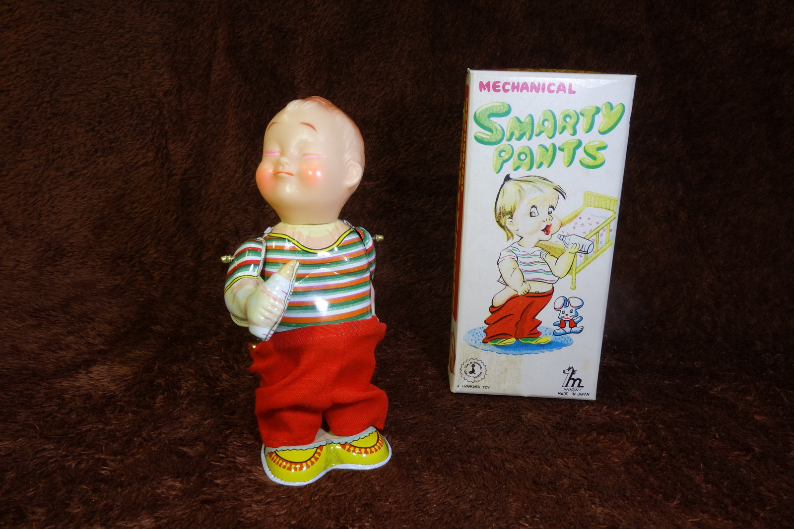 60s Mikuni Smarty Pants Wind up Toy