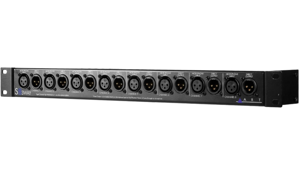 ART S8-3Way Eight-Channel Three-Way Mic Splitter
