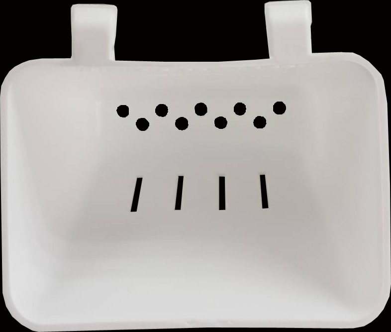 กระถางต้นไม้สวนแนวตั้ง ขนาดเล็ก สีขาว