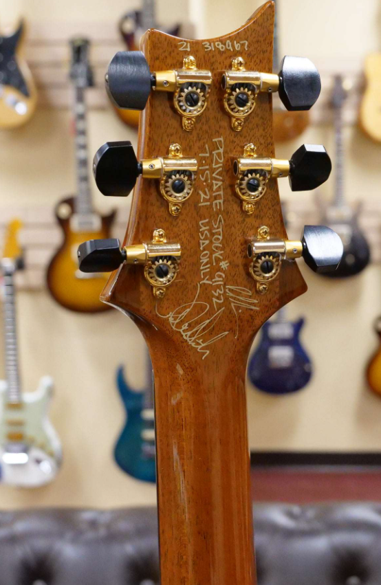 PAUL REED SMITH PRS PRIVATE STOCK # 9132 QUILT TOP CUSTOM 24 PIEZO BRAZILIAN ROSEWOOD BOARD INDIAN OCEAN SUNSET