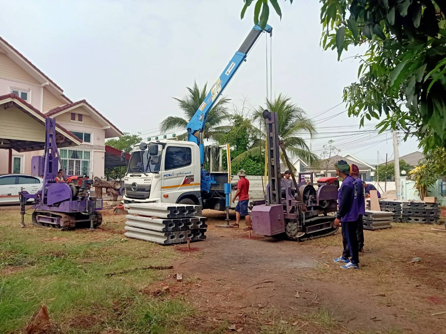 รับตอกเสาเข็มไมโครไพล์เขตบางรัก โทร.080-054-5534