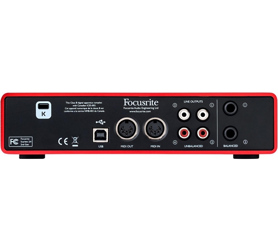 Focusrite Scarlett 2i4 (2nd Gen) USB Audio Interface