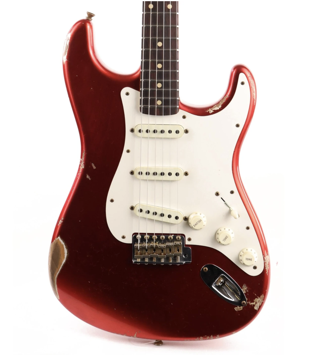 Fender Custom Shop Limited Edition 1959 Stratocaster Relic Faded Aged Candy Apple Red