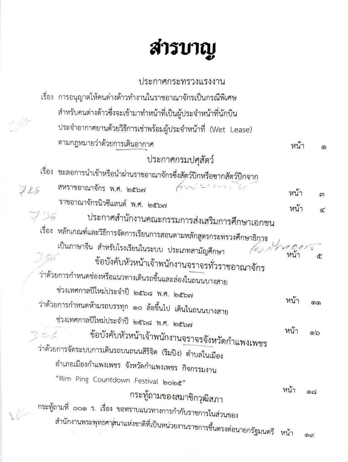 กฎหมายใหม่ปี 2567 ตอนที่ 350/67 ประกาศ ข้อบังคับ กระทู้