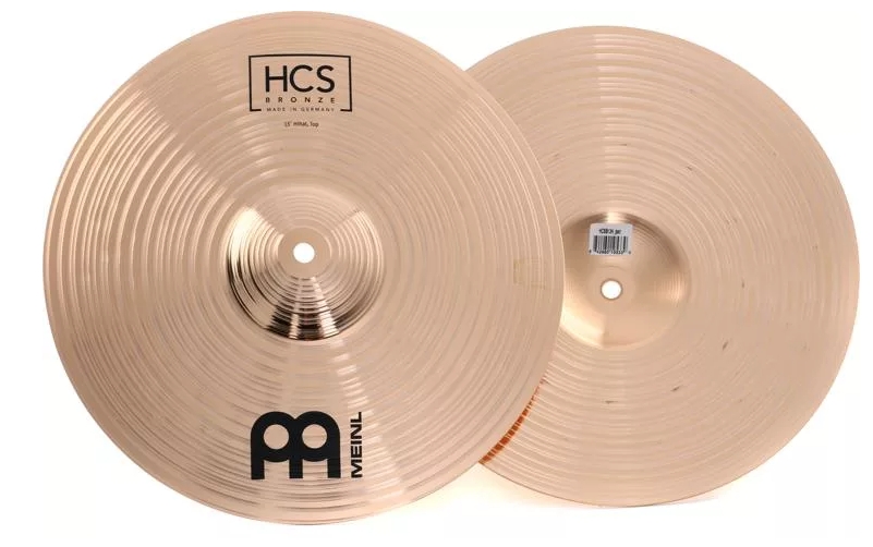 Meinl Cymbals 13 inch HCS Bronze Hi-hat Cymbals