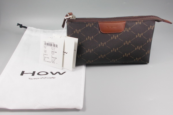 กระเป่าเครื่องสำอางค์ อเนกประสงค์ HOW น้ำตาล ใหม่ แท้