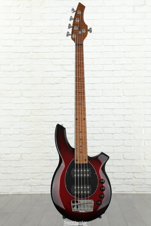 Ernie Ball Music Man BFR Bongo 5 HH - Wild Cherry Burst