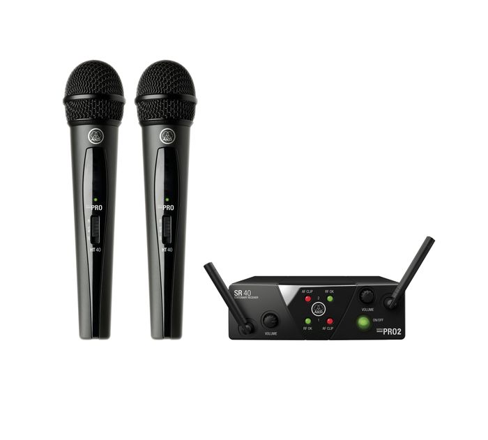 AKG WMS 40 Mini2 Vocal Wireless Microphone Set