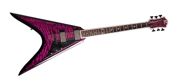 B.C. Rich Matt Tuck Signature Electric Guitar Transparent Purple